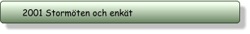 2001 Stormöten och enkät