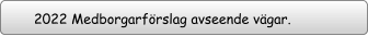 2022 Medborgarförslag avseende vägar.